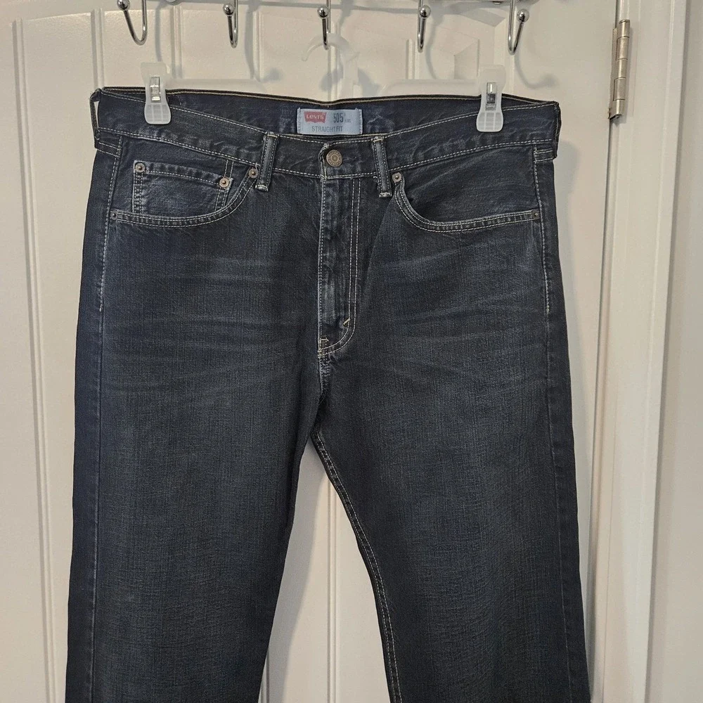LEVI'S STRAUSS & CO 505 Regular Straight Jeans MEN'S W32 L30 BLUE  (2011)